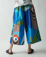 Pantaloni culotte din bumbac vedere din spate