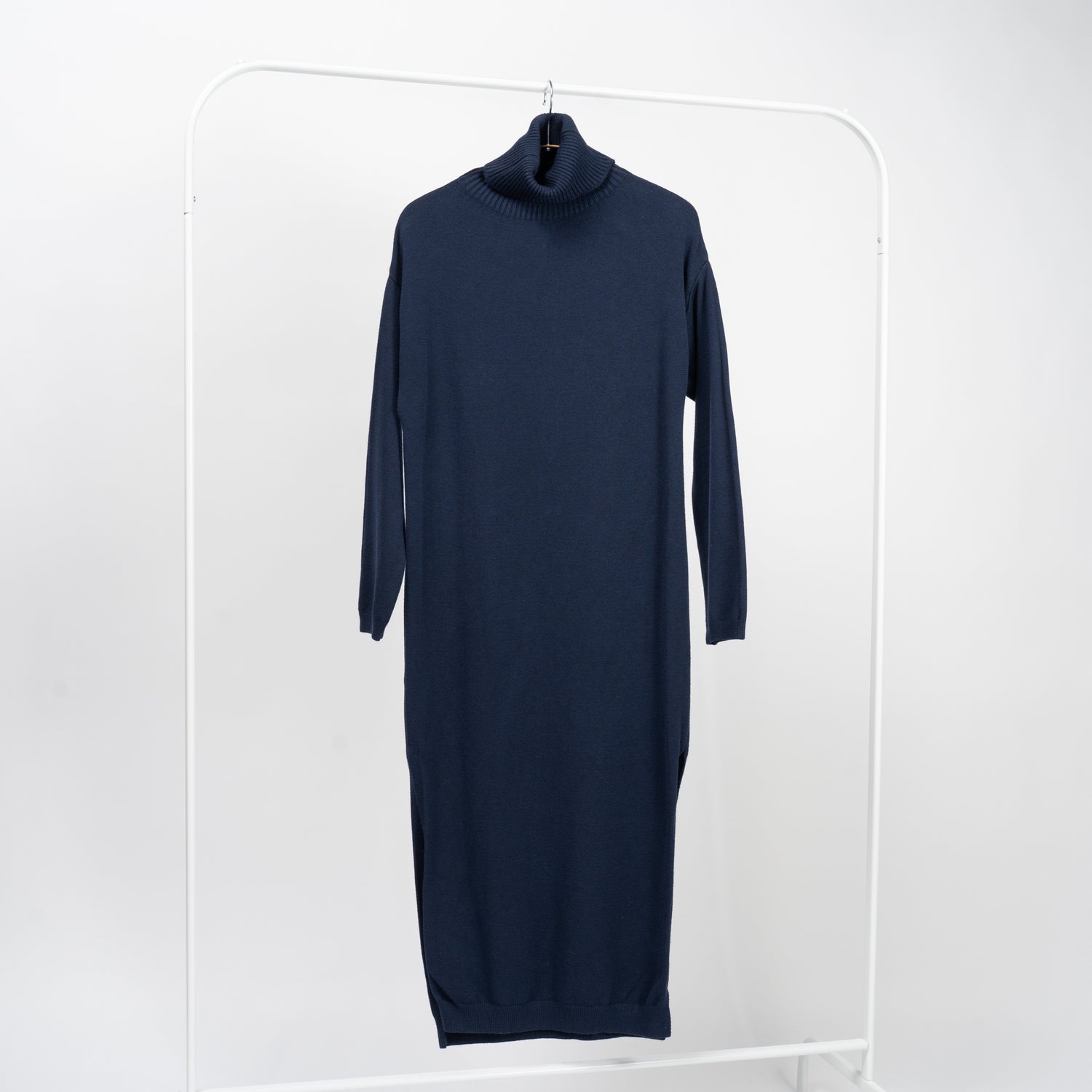 Rochie Midi Tip Pulover Cu Guler Înalt