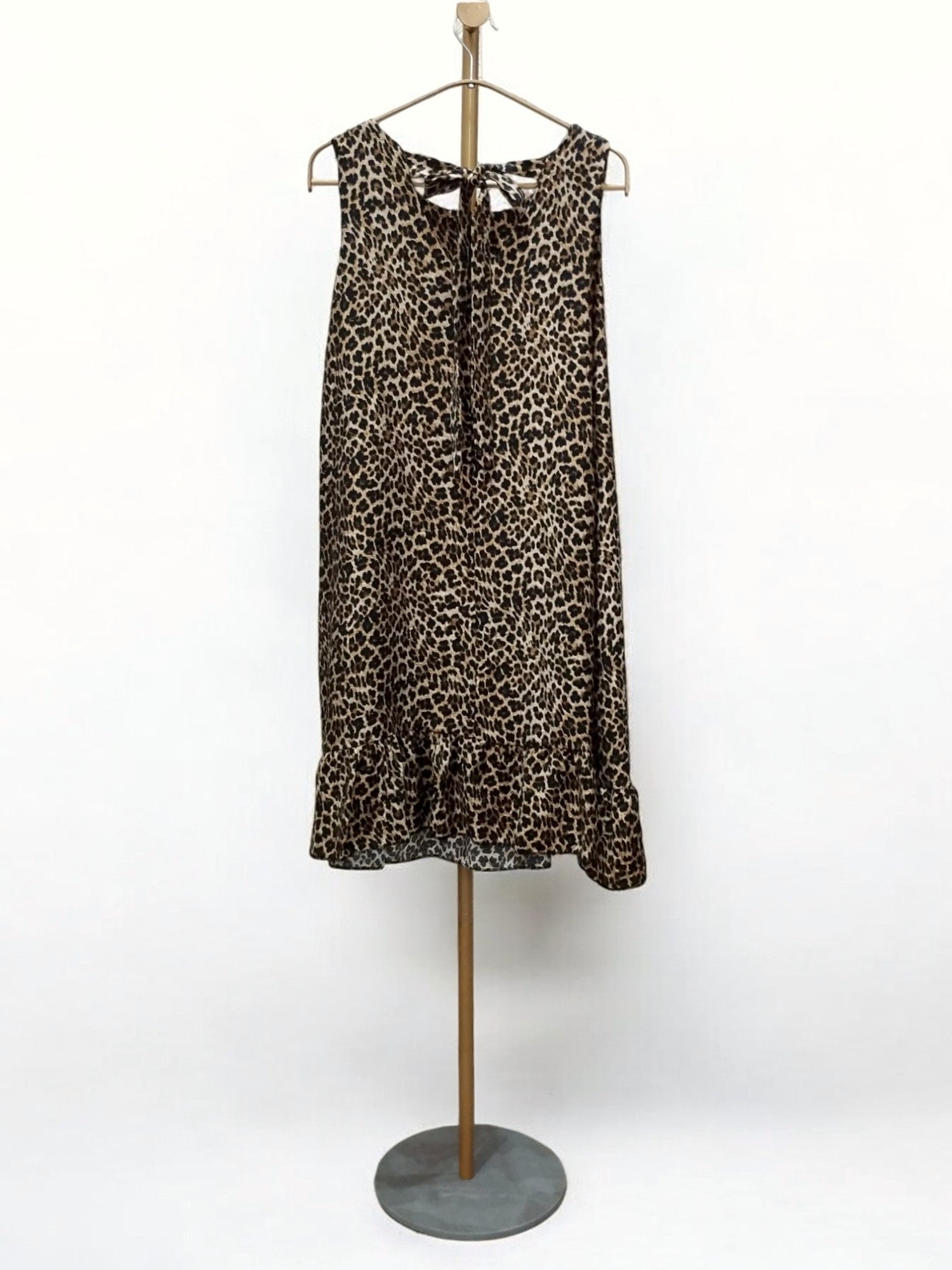 Rochie Animal Print Din Viscoză – Croială Lejeră Tip A