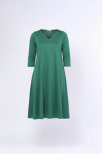Rochie verde variantă produs A-line