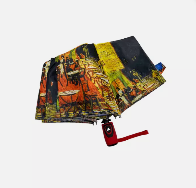 Umbrelă colorată cu picturi celebre